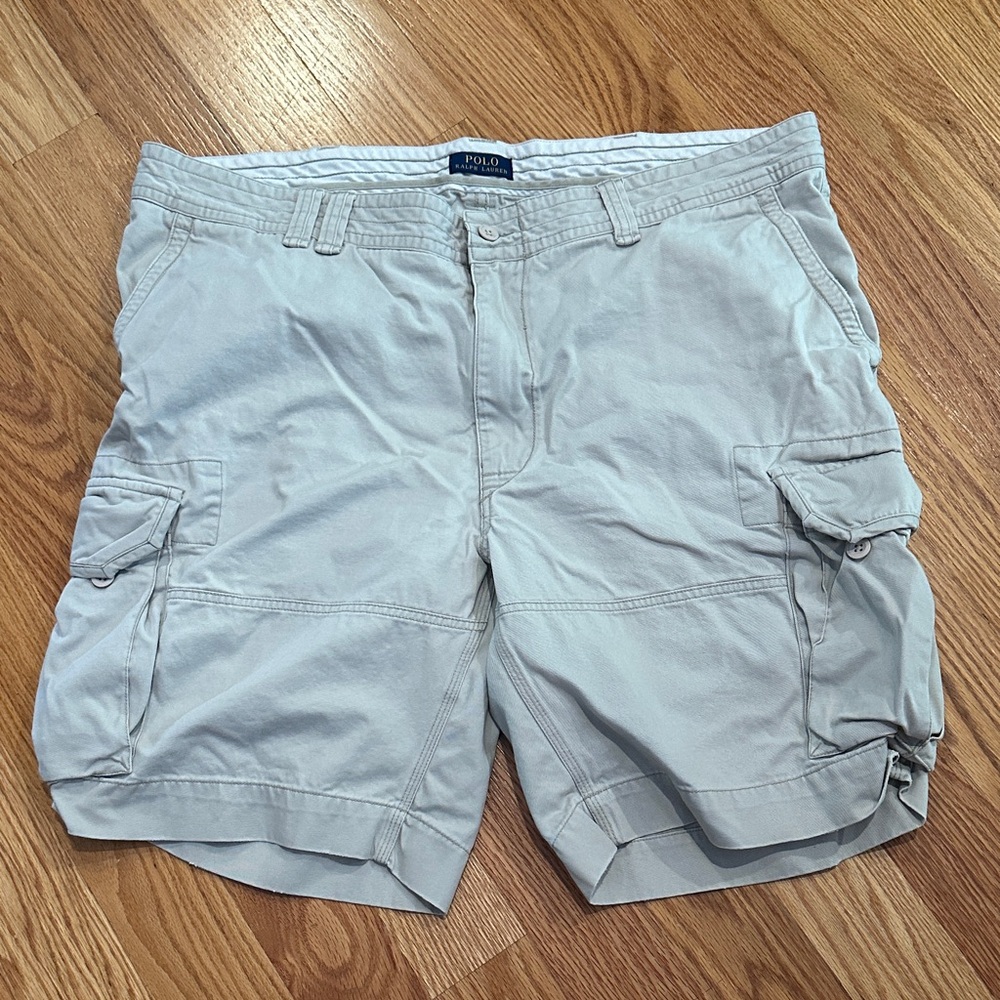 Polo by Ralph Lauren Men's Light Tan Cargo Shorts